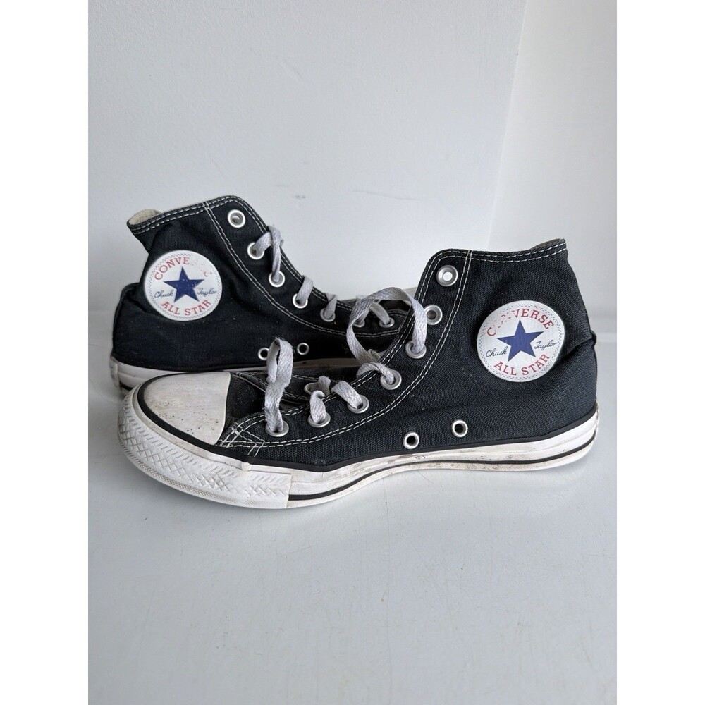 Converse Chuck Taylor All Star Hi Black Youth Size 2 High Top Sneakers_Women’s 8
